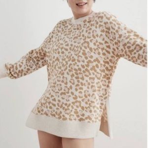 Aerie cheetah print sweatshirt M